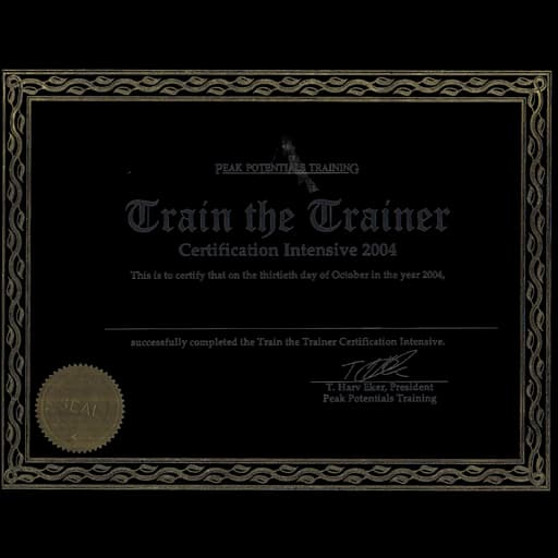 Peak Potentials Train the Trainer
