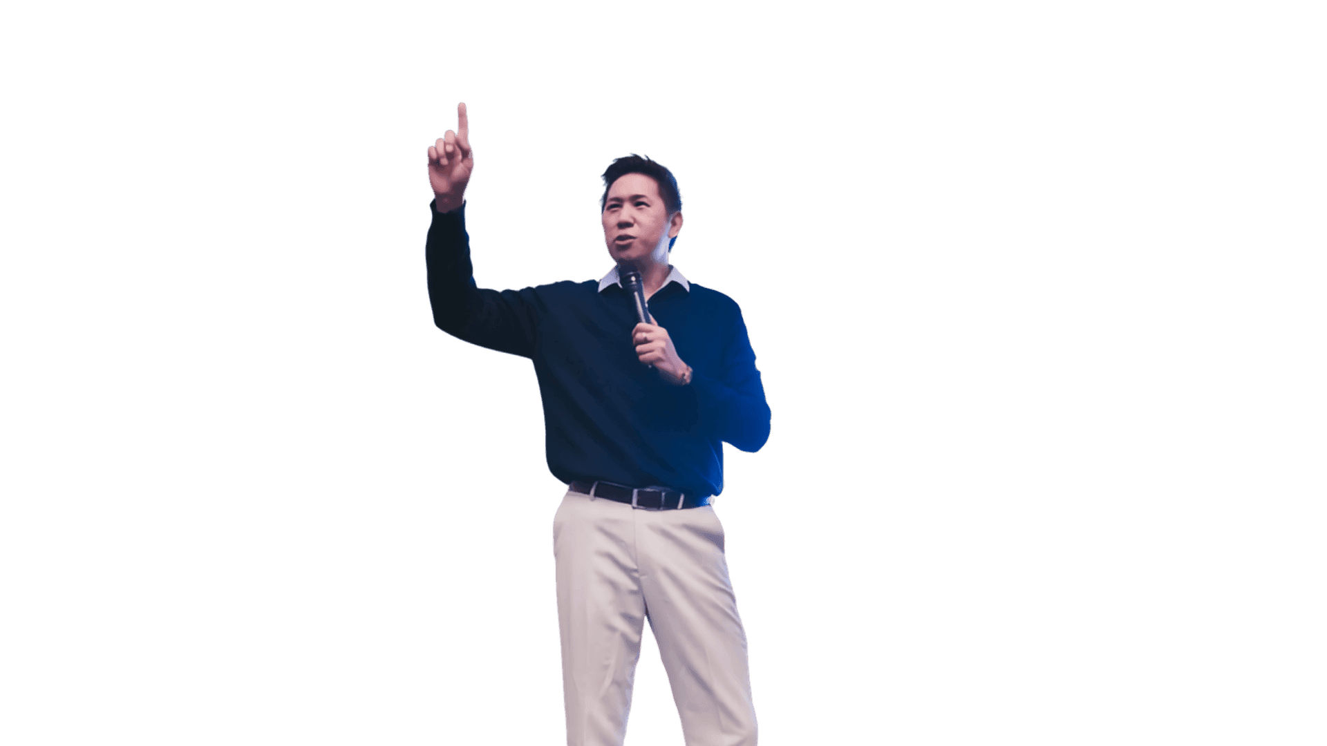 Adrian Ding leading a corporate training session